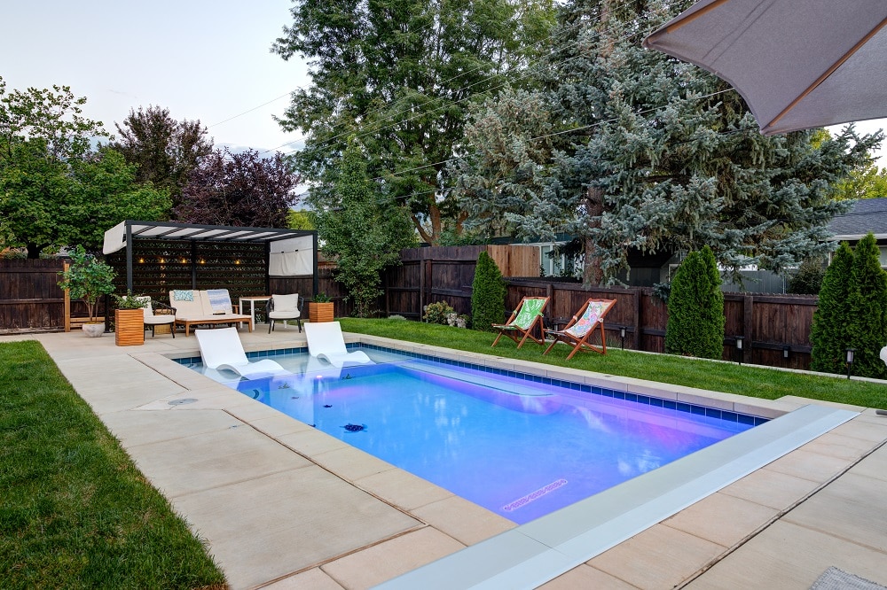 custom pool small yard