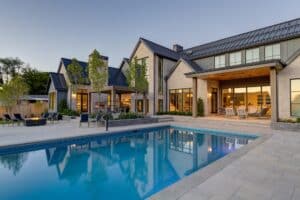 high-end pools luxury home