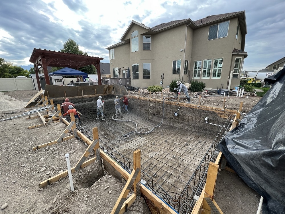 pool construction