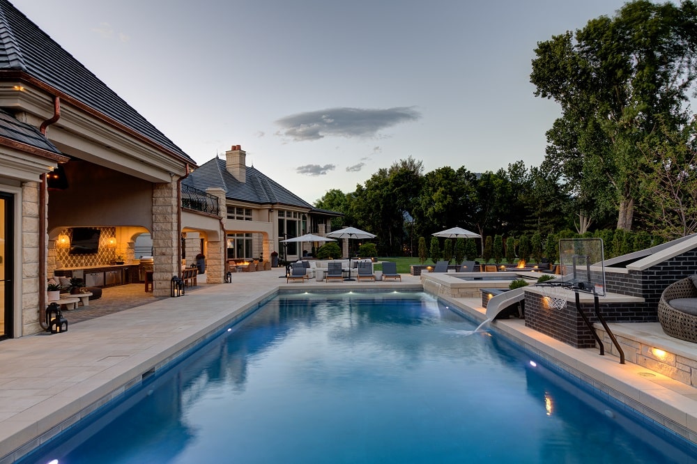 high-end pool design